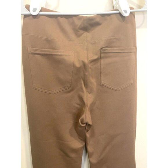NWT Halara Flex High Waisted Back Side Pocket Flare Teak Brown Pants Size PS - Picture 6 of 8